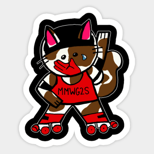 MMWG2S Roller Cat Sticker